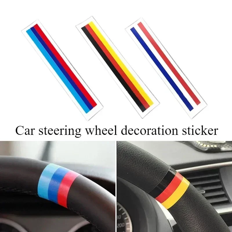 Car Accessories Usa - Stiker Mobil Dekorasi Setir dengan Bendera