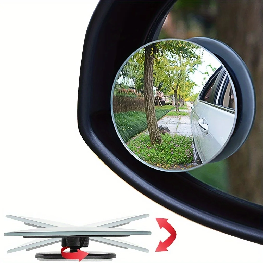 Car Blind Spot Mirror - 2 Buah Kaca Spion Mobil Cermin