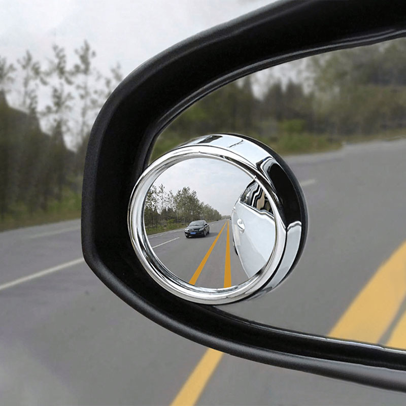 Car Blind Spot Mirror - 2 Buah Cermin Titik Buta Cembung,
