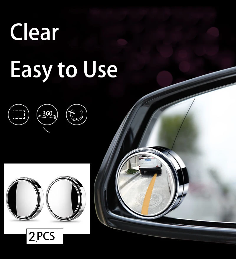 360 °   Cermin Titik Buta Cemb - Car Blind Spot Mirror ulasan dan harga