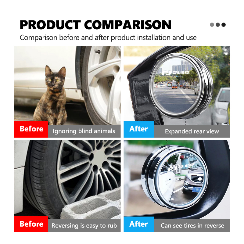 Untuk Mobil Toyota yang Dapat  - Car Blind Spot Mirror ulasan dan harga