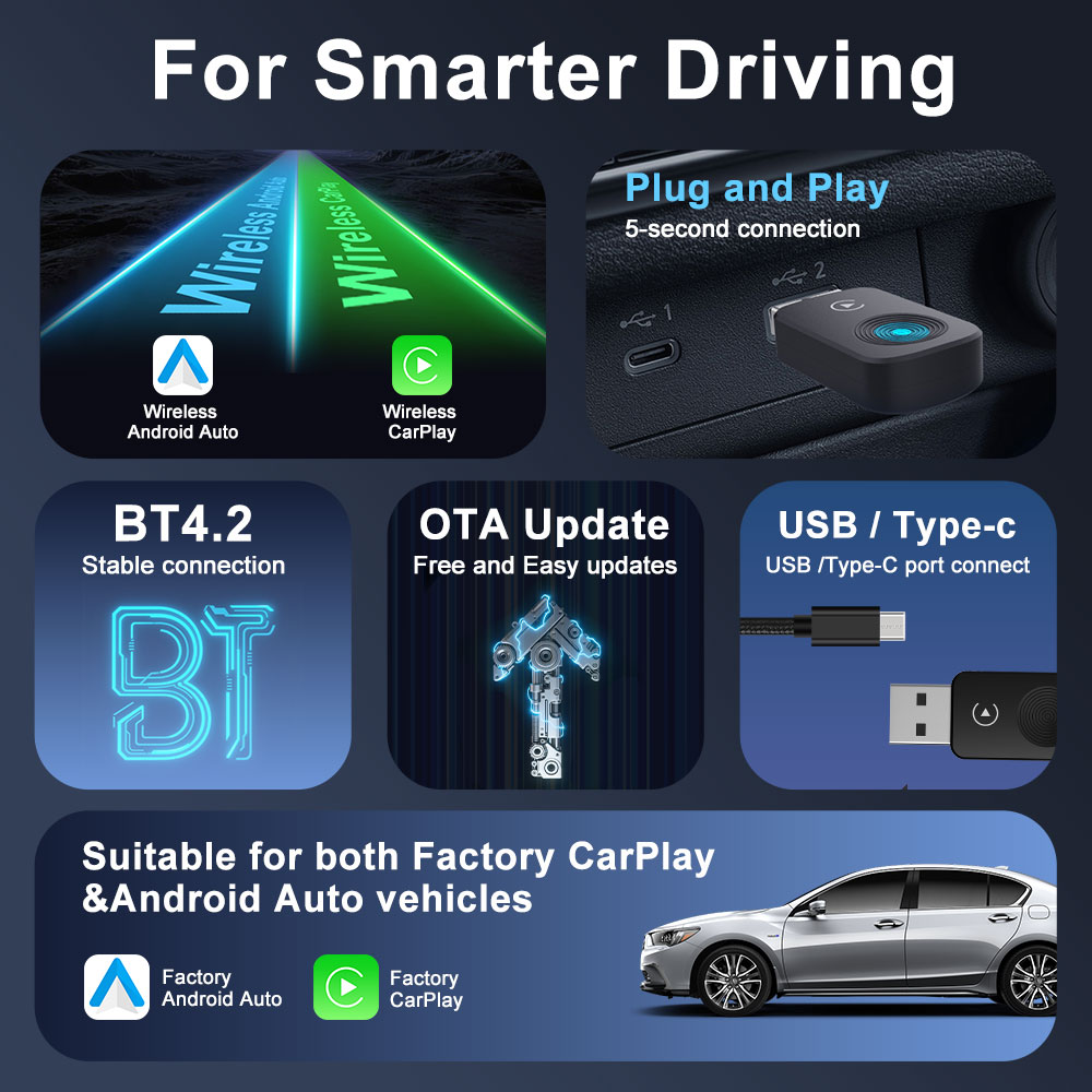 2026 Wireless Carplay Mini Ada - Car Accessories Usa ulasan dan harga