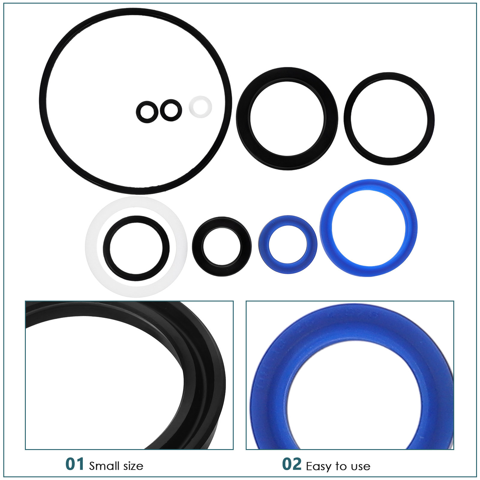 10Pcs Kit Cincin Segel Oli Tek - Car Accessories Kit ulasan dan harga
