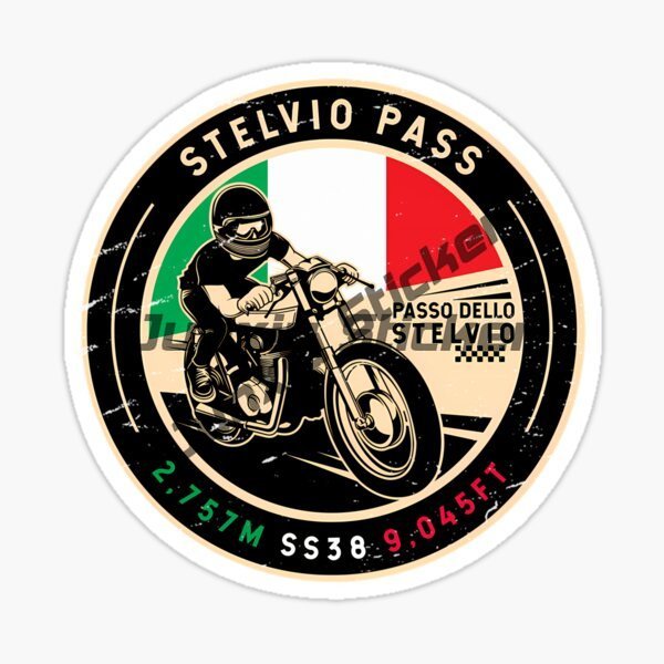 STELVIO PASS ITALIA Stiker Mob - Car Accessories Ebay ulasan dan harga