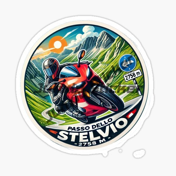 STELVIO PASS ITALIA Stiker Mob - Car Accessories Ebay ulasan dan harga