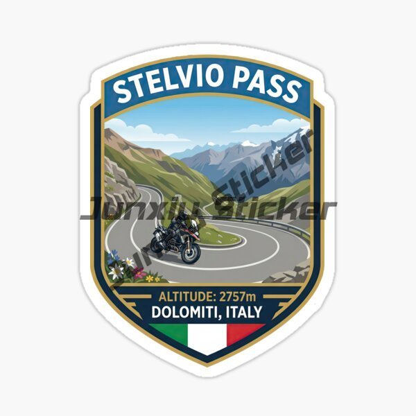 STELVIO PASS ITALIA Stiker Mob - Car Accessories Ebay ulasan dan harga