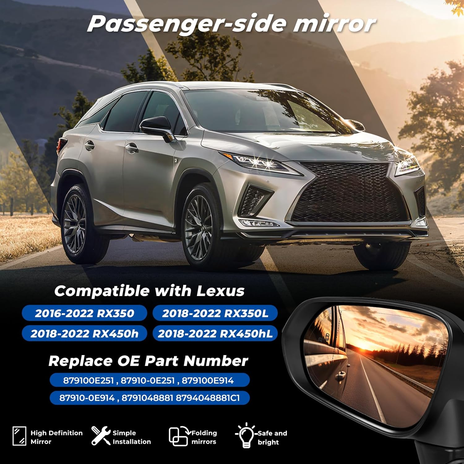 Kaca Spion Kiri Mobil Untuk Le - Car Blind Spot Mirror ulasan dan harga