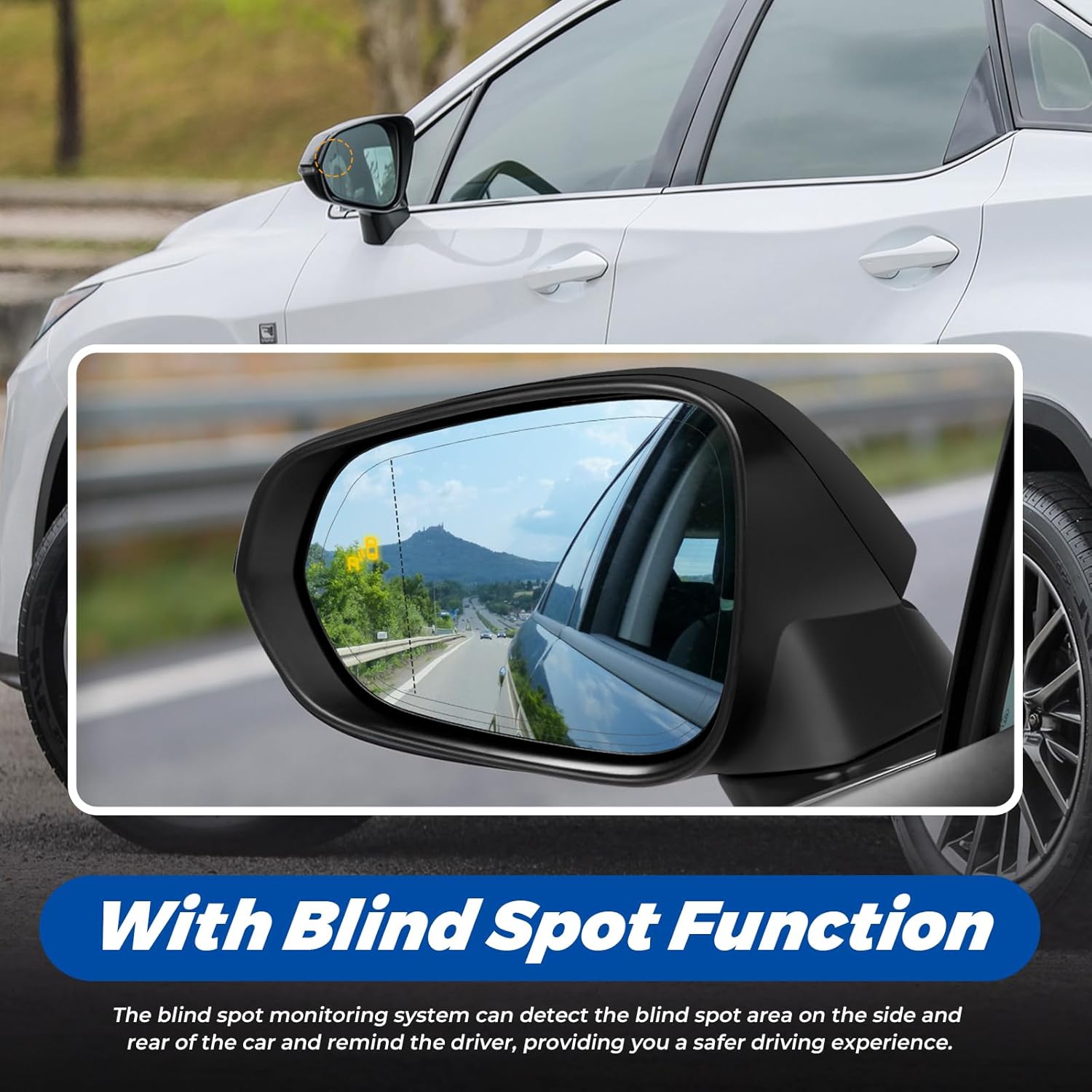Kaca Spion Kiri Mobil Untuk Le - Car Blind Spot Mirror ulasan dan harga