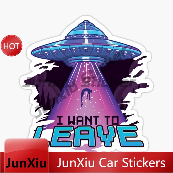 UFO AREA 51 I WANT TO LEAVE St - Car Accessories Ebay ulasan dan harga