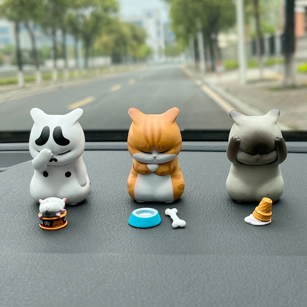 1/9 Kawaii boneka kucing ornam - Car Accessories Japanese ulasan dan harga