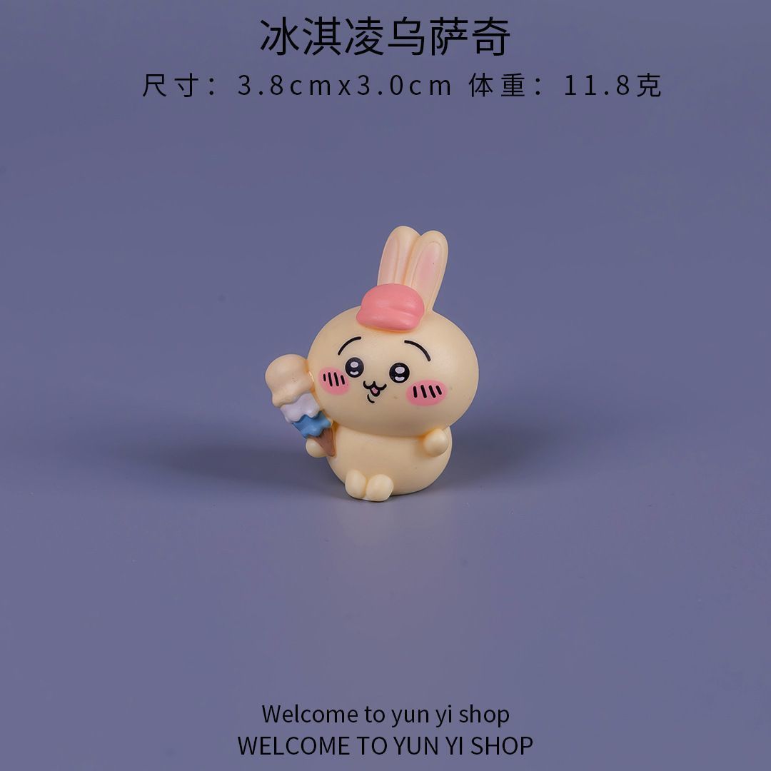 Figur mini Chiikawa untuk deko - Car Accessories Dashboard ulasan dan harga