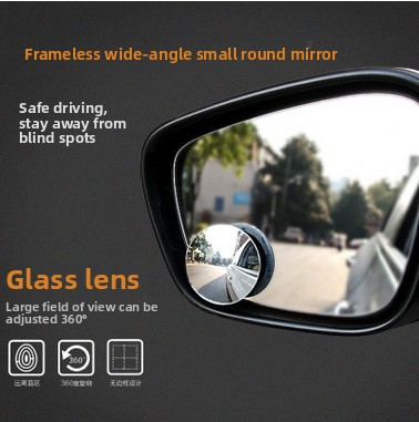 Cermin Bulat Kecil Tanpa Bingk - Car Blind Spot Mirror ulasan dan harga